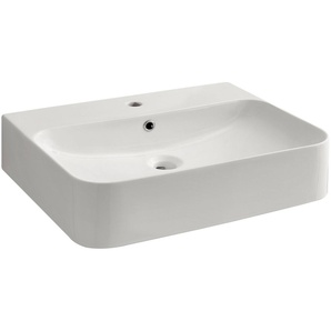 welltime Aufsatzwaschbecken Berlin, eckig, Breite 61,5 cm, Tiefe 46,5 cm
