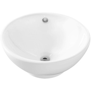 welltime Aufsatzwaschbecken, mit Überlauf, rund, 40 cm, Durchmesser