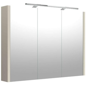 welltime Badezimmerspiegelschrank Joy Breite 78 cm, mit 2 Türen, mit LED, IP 44