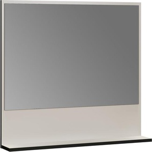 welltime Badspiegel Amrum (1-St), Eleganter Badezimmerspiegel mit Ablage - Maße (B/T/H) 60-80/14/74 cm