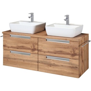 welltime Doppelwaschtisch Malibu, mit Soft-Close, Breite 120 cm
