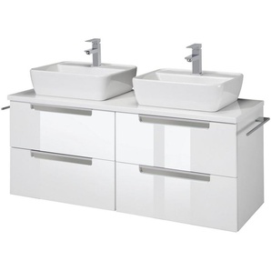 welltime Doppelwaschtisch Malibu, mit Soft-Close, Breite 120 cm