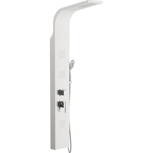 welltime Duschsäule Miami, Höhe 164 cm, Duschsystem mit Regendusche,Massagedüsen & Handbrause mit 3 Funktionen