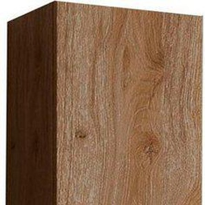 welltime Hängeschrank Hamburg Badschrank mit 1 Tür, Höhe 138 cm, Breite 25 cm