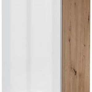 welltime Hochschrank Agostino Badezimmerschrank, BXH: 33x184 cm, weiß