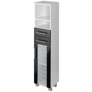 welltime Midischrank Jaca Breite 30 cm, mit MDF Hochglanz-Fronten