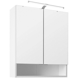 welltime Spiegelschrank 60 Breite 60 cm, mit Schalter und Steckdose