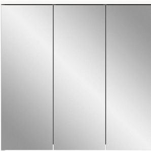 welltime Spiegelschrank Atri (1-St) Bad Möbel, 3 Spiegeltüren, 6 Einlegeböden, Breite 65 cm