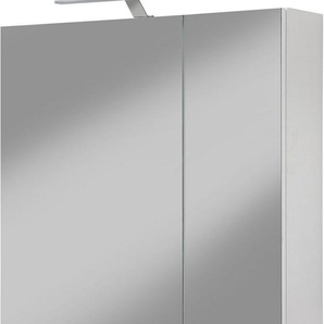 welltime Spiegelschrank Torino Breite 60 cm, 2-türig, LED-Beleuchtung, Schalter-/Steckdosenbox