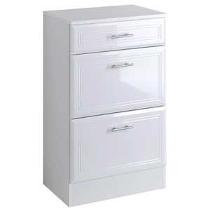 welltime Unterschrank Neapel Breite 50 cm, mit Hochglanzfronten und eleganter Fräsung