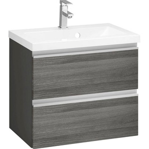 welltime Waschbeckenunterschrank Ohio Badmöbel, Waschtisch inkl. Waschbecken, Breite 60 cm