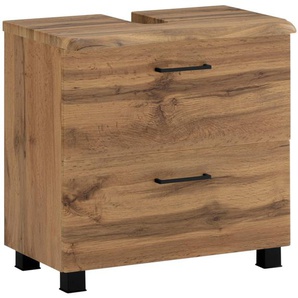 welltime Waschbeckenunterschrank Trento, verschiedene Ausführungen und Farben Badmöbel, Breite 60 cm, Beckenunterschrank auf Füßen, Made in Germany