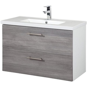 welltime Waschtisch Trento, verschiedene Ausführungen und Farben, Breite 80 cm, Tiefe 36 cm, SlimLine, Waschplatz
