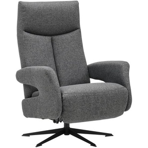 Welnova Relaxsessel, Anthrazit, Textil, 74x105x82 cm, Fußauswahl, Stoffauswahl, erweiterbar (Typenauswahl), Relaxfunktion, Wohnzimmer, Sessel,
