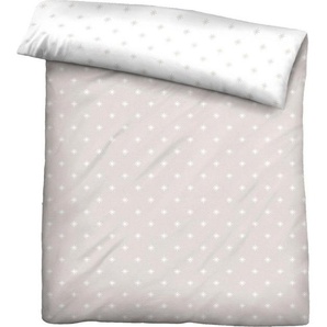 Wendebettbezug Mix & Match in Größe 135x200 oder 155x220 cm, Biberna (1 St), Bettbezug aus Baumwolle, gemusterte Bettwäsche mit Wendeoptik