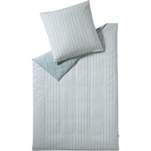 Wendebettwäsche Herringbone, Esprit, Renforcé, 3 teilig, mit Fischgrät-Muster