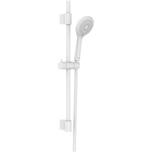 WENKO Brausegarnitur Modell Watersaving, Höhe 70 cm, 3 Strahlart(en), Set, 6 tlg., Duschstange mit Halter, Handbrause & Duschschlauch, wassersparend
