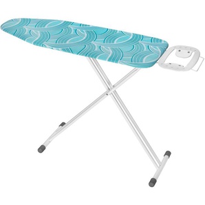 WENKO Bügelbrett Modell Advance, Bügelfläche 120x42 cm, höhenverstellbarer Bügeltisch, platzsparend klappbar