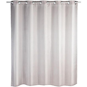 WENKO Duschvorhang Comfort Flex Taupe, Textil (Polyester), 180 x 200 cm, waschbar, Taupe, Polyester taupe