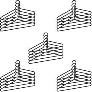 WENKO Kleiderbügel Modell Lux, (Set, 25-tlg), Garderobenbügel aus Aluminium, minimalistisches Design