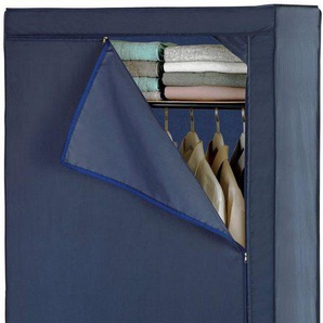 WENKO Stoffschrank Modell Business Faltschrank mit Ablage & Kleiderstange, Metallgestell, abwaschbar