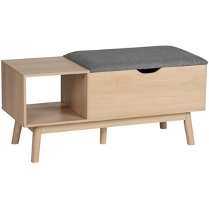 Wenko Schuh- und Sitzbank mit Sitzpolster und Staufach