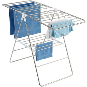 Wäscheständer WENKO Flex bunt (silberfarben, weiß) Ausziehbare Wäscheständer