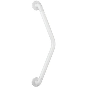 WENKO Wandhaltegriff Secura 37 x 37 cm Weiß, Weiß, Aluminium weiß, Kunststoff