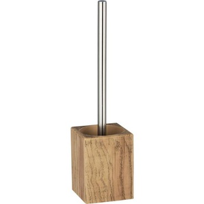 Wenko - WC-Garnitur Marla, Holzoptik, Braun, Polyresin braun - braun