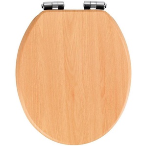 WENKO WC-Sitz Buche Natur