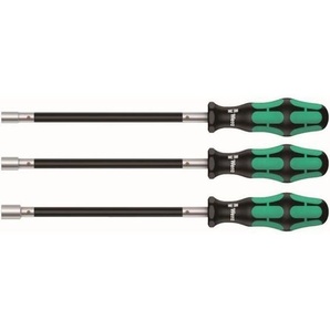 Wera 3 Piece Kraftform Flexible Shaft Nutspinner Set