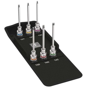 Wera 8767 C TORX HF 2 Zyklop Bitnuss-Satz TORX mit Haltefunktion 6-teilig
