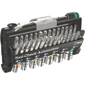 WERA Bit-Set, 05200995001, Tool-Check Automotive 1, 38-teilig