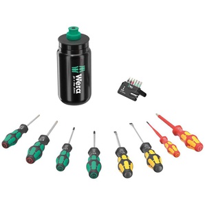 WERA Schraubwerkzeug-Set, 9540 Kraftform XL Bottle Set, 05100028001, 17‑teilig