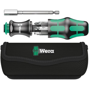 WERA Werkzeug-Set, 05134491001, Kraftform Kompakt 28 mit Tasche, 6‑teilig