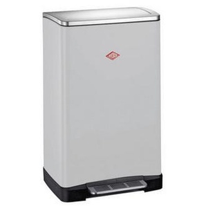 Wesco Abfallsammler BIG Double Boy, Hellgrau, Kunststoff, 2x18 L, 40.5x65x34.5 cm, Made in Germany, Küchen, Küchenausstattung, Mülleimer