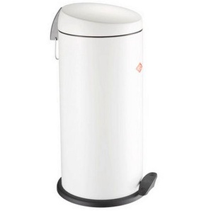 Wesco Abfallsammler Capboy Maxi, Weiß, Edelstahl, Metall, 22 L, 60 cm, Küchen, Küchenausstattung, Mülleimer