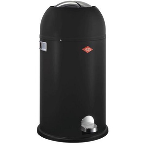 Wesco Abfallsammler Kickmaster, Schwarz, Kunststoff, 33 L, 69 cm, Made in Germany, Küchen, Küchenausstattung, Mülleimer