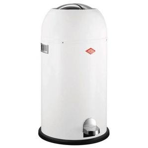 Wesco Abfallsammler Kickmaster, Weiß, Kunststoff, 33 L, 69 cm, Made in Germany, Küchen, Küchenausstattung, Mülleimer
