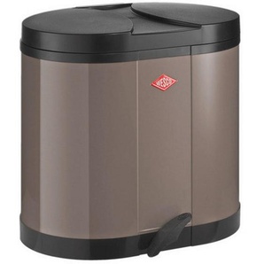 Wesco Abfallsammler Ökosammler 170, Grau, Kunststoff, 2X15 L, 45x43x36 cm, Made in Germany, Küchen, Küchenausstattung, Mülleimer
