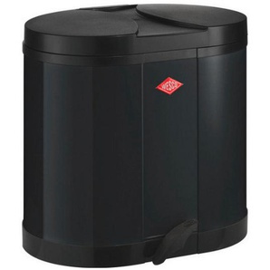 Wesco Abfallsammler Ökosammler 170, Schwarz, Kunststoff, 2X15 L, 45x43x36 cm, Made in Germany, Küchen, Küchenausstattung, Mülleimer