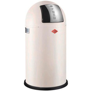 Wesco Abfallsammler Pushboy, Edelstahl, Sand, Metall, 50 L, 75.5 cm, Made in Germany, Küchen, Küchenausstattung, Mülleimer