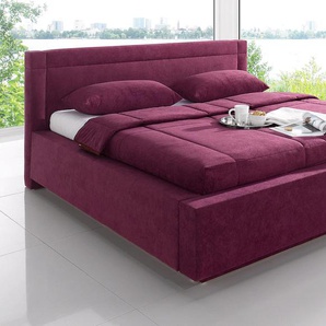 Tagesdecke WESTFALIA SCHLAFKOMFORT Tagesdecken Gr. B/L: 190 cm x 220 cm, lila (beere) Tagesdecken Tagesdecke
