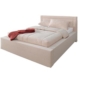 Tagesdecke WESTFALIA SCHLAFKOMFORT Tagesdecken Gr. B/L: 210 cm x 220 cm, beige (sand) Tagesdecken Tagesdecke