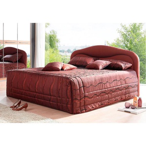 Tagesdecke WESTFALIA SCHLAFKOMFORT Tagesdecken Gr. B/L: 217 cm x 250 cm, rot (bordeaux) Tagesdecke Tagesdecken
