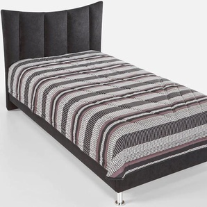 Tagesdecke WESTFALIA SCHLAFKOMFORT Tagesdecken Gr. B/L: 235 cm x 225 cm, schwarz Tagesdecken Tagesdecke