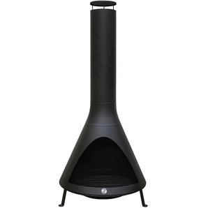 Feuerstelle WESTMANN LG 900 Feuerkörbe schwarz Feuerstellen Feuerkörbe mit Rauchablass, BxTxH: 70x70x160 cm