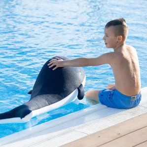 Westmann schwimmender Sitzsack »Poolfreund Wal« - Blau -
