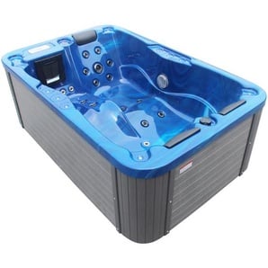 Whirlpool , Blau , Kunststoff , 130x70x205 cm , Freizeit, Pools und Wasserspaß, Whirlpools