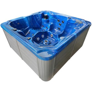 Whirlpool, Blau, Kunststoff, 210x95x210 cm, Freizeit, Pools und Wasserspaß, Whirlpools